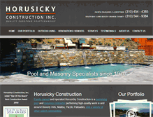 Tablet Screenshot of horusicky.com